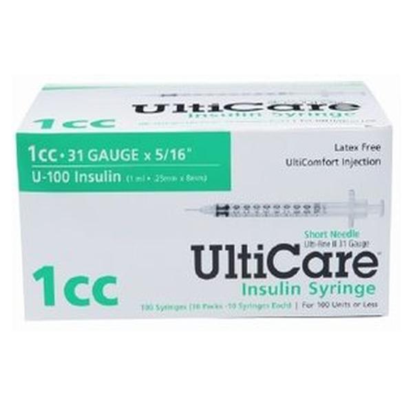 Syringe/Needle 1cc 31gx5/16